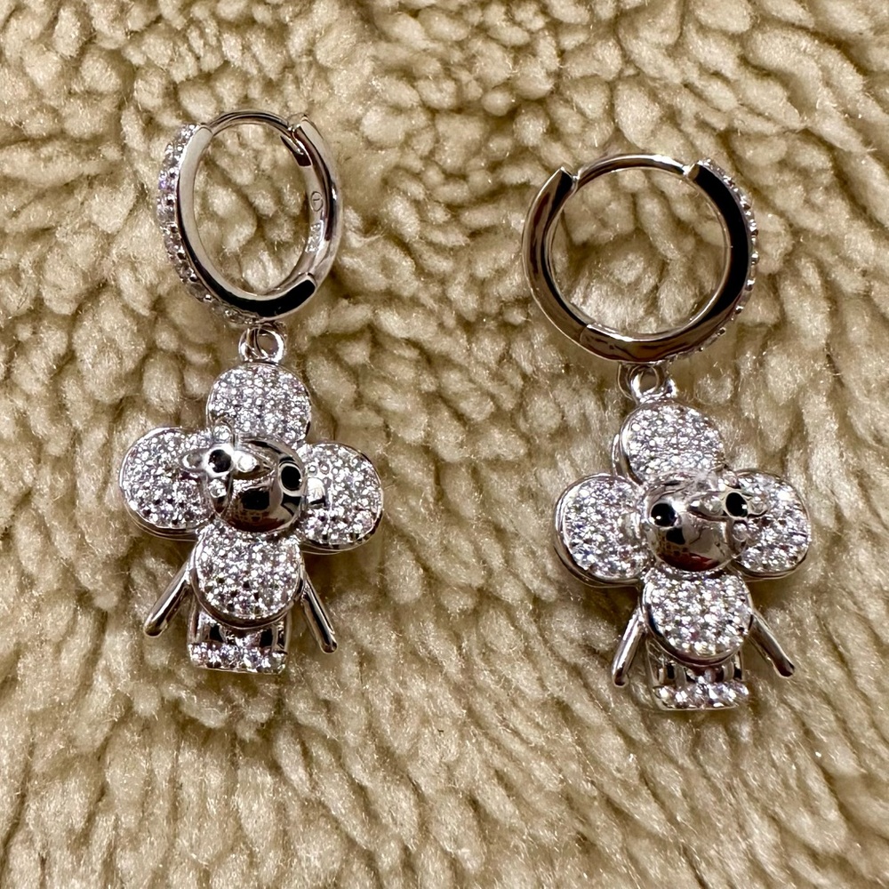 VIVIENNE INSPIRED STERLING SILVER 925 EARRINGS